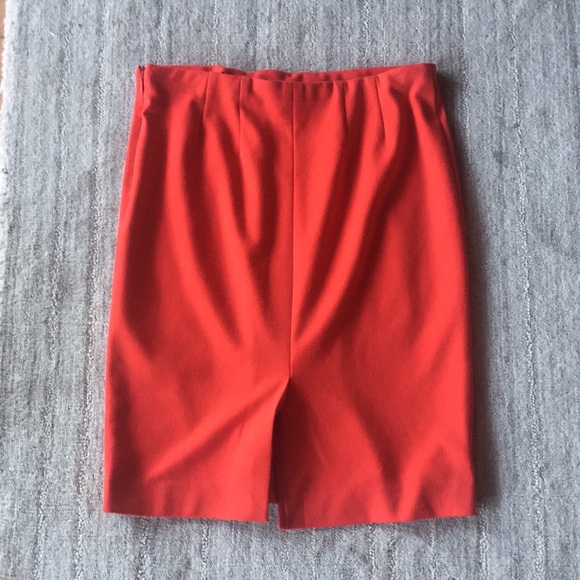 Burnt orange The Limited pencil skirt - Picture 3 of 3